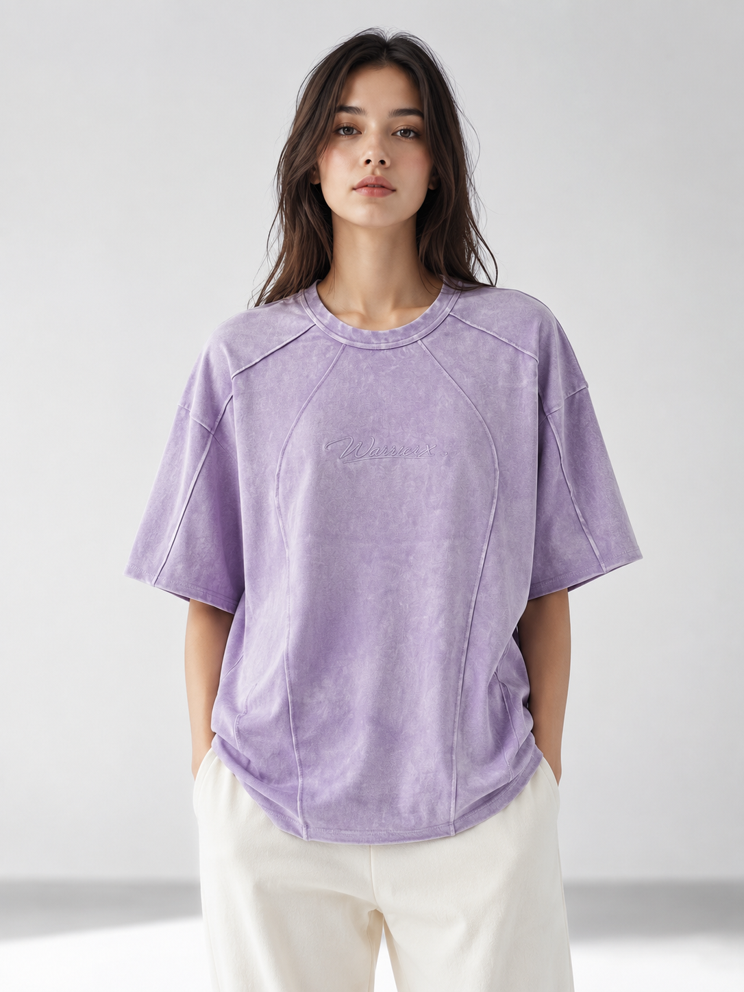 WarriorX Women's Vintage Wash Oversized Tee