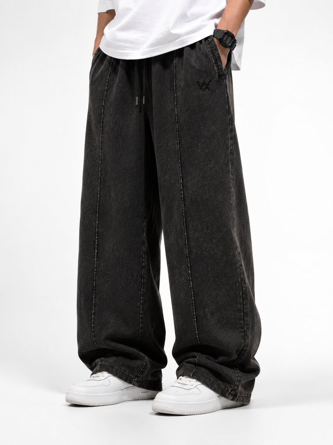 Mens Vintage wash Baggy fit lower