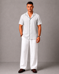 WarriorX Men's Premium Contrast Stitch Linen Cordset