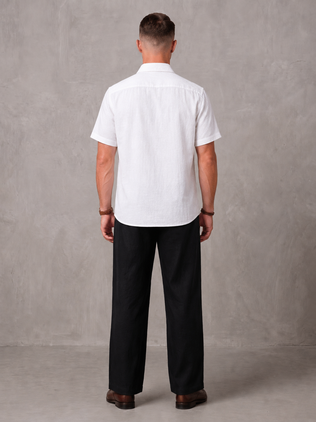 WarriorX Men's  Embroidered Linen Co-Ord Set
