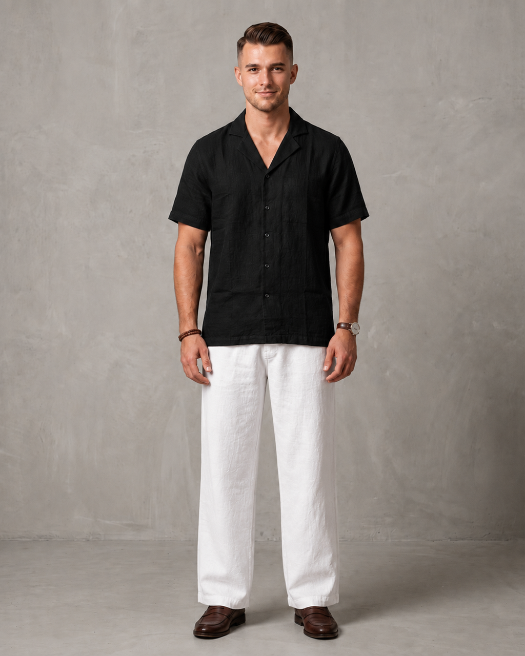 Men's Premium Linen Shirt & Trouser Set Regular