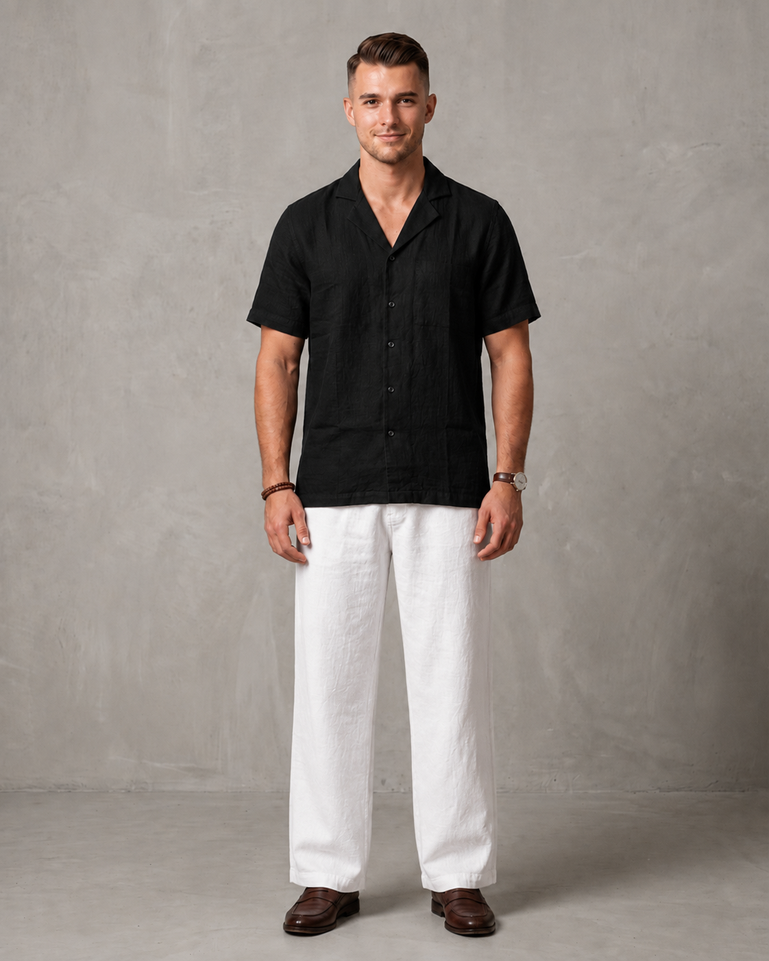 Men's Premium Linen Shirt & Trouser Set Regular