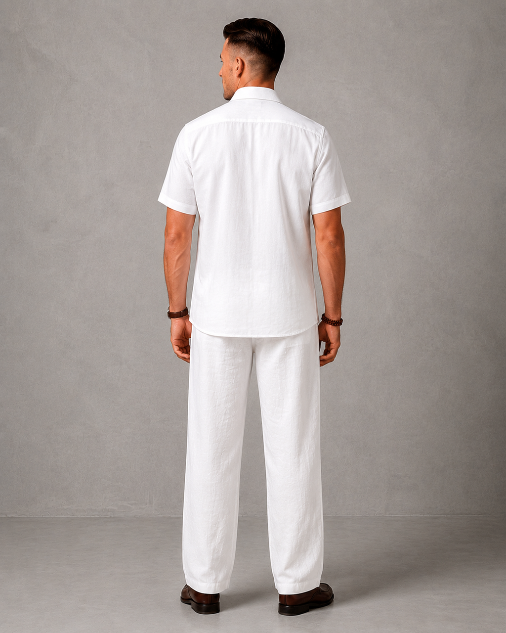 Men's Premium Linen Resort Shirt & Trouser Set