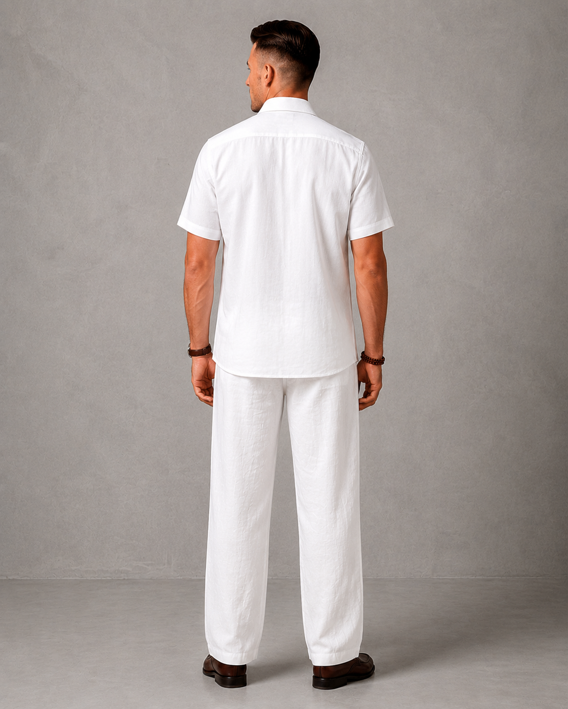 Men's Premium Linen Resort Shirt & Trouser Set