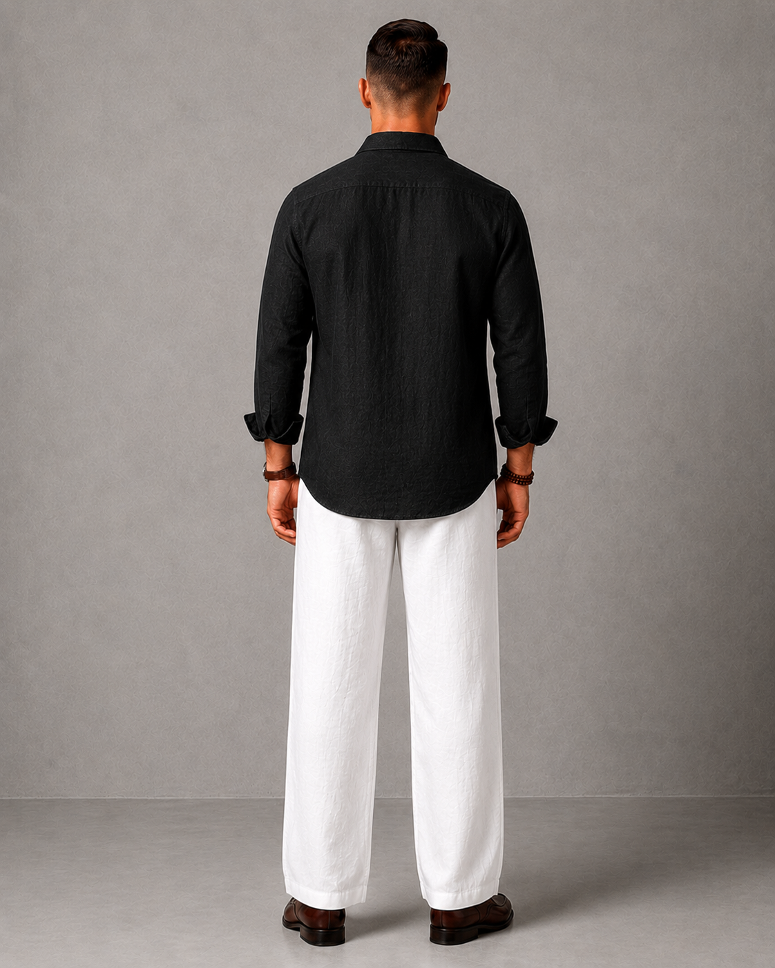 Men's Premium Linen Full Sleeve Shirt & Trouser Co-ord Set