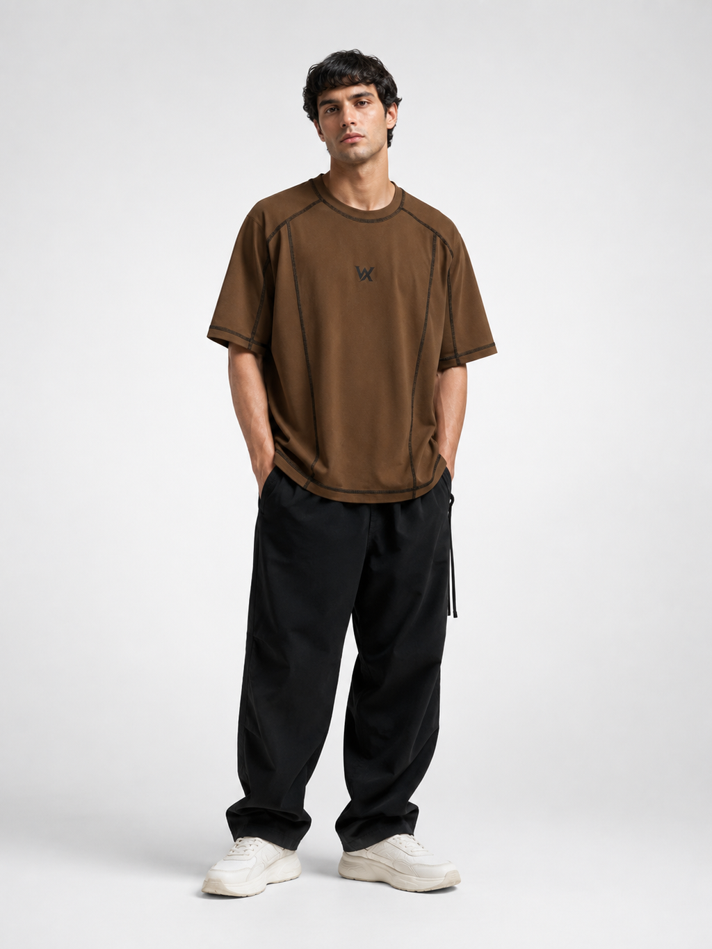 Mens Cotton Lycra Baggy Fit T-Shirt