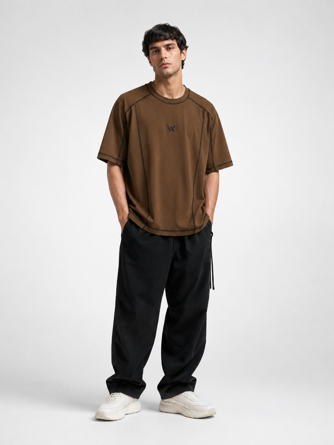 Mens Cotton Lycra Baggy Fit T-Shirt