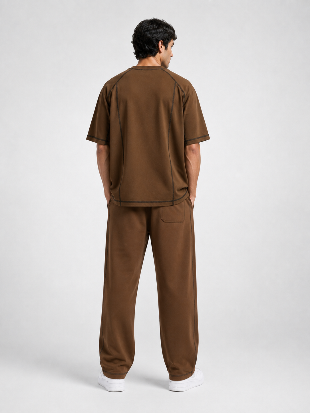 Warriorx Men's Cotton lycra Baggy fit Cordset