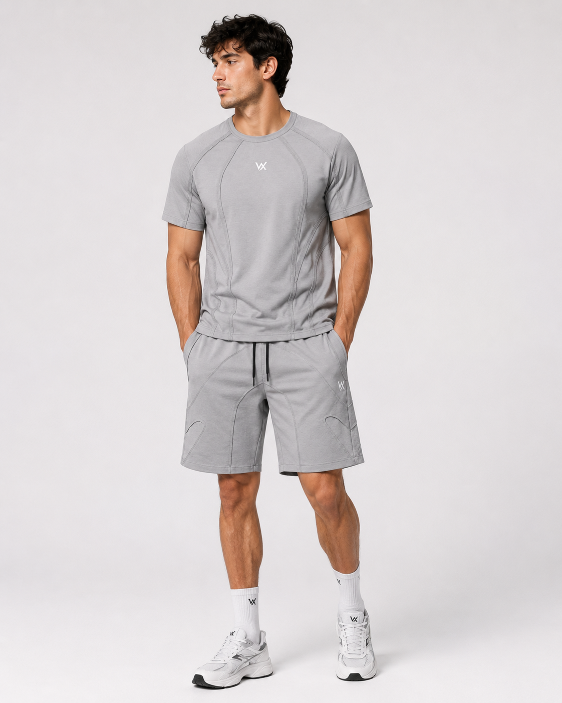 Warriorx Men's Panel Stitching Cordset