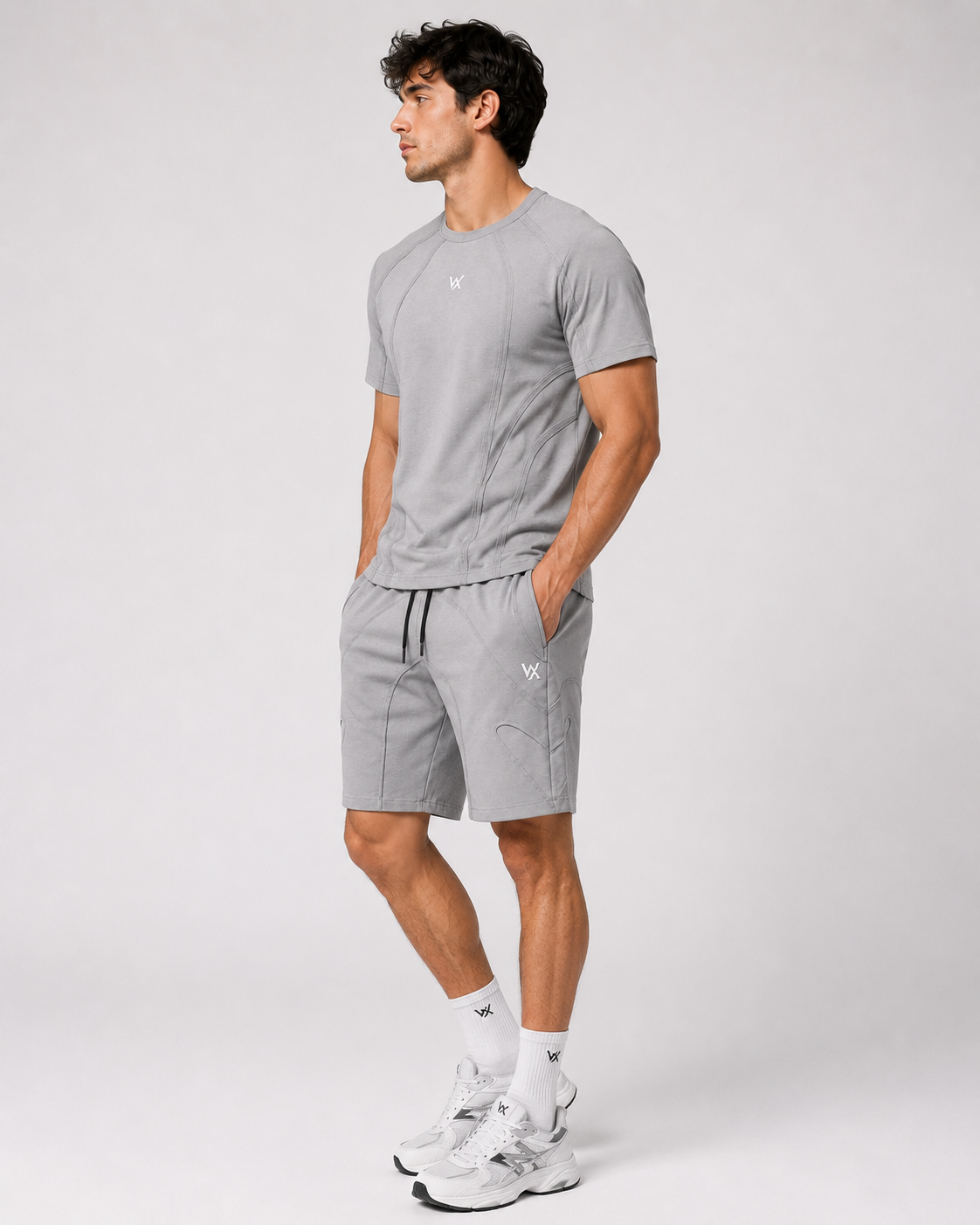 Warriorx Men's Panel Stitching Cordset