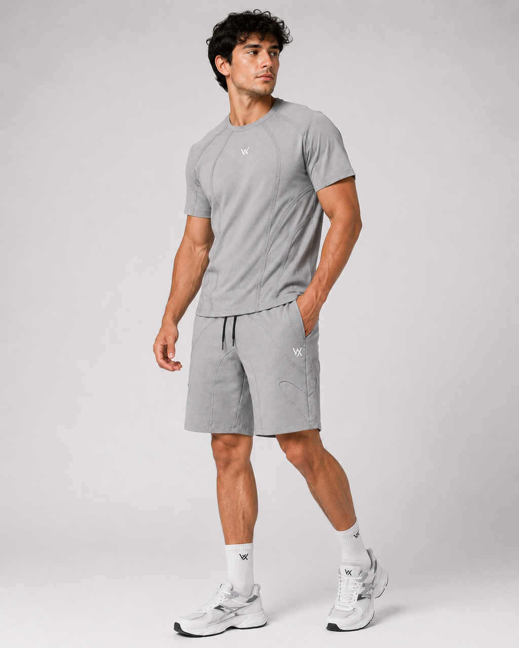 Warriorx Men's Panel Stitching Cordset