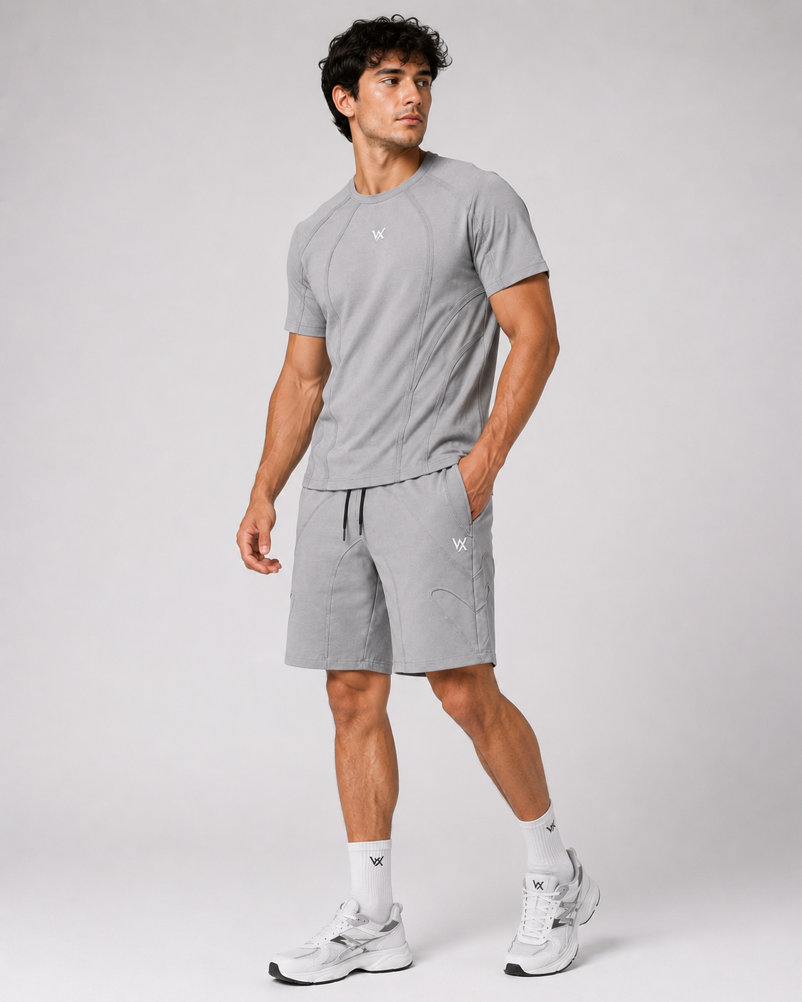 Warriorx Men's Panel Stitching Cordset