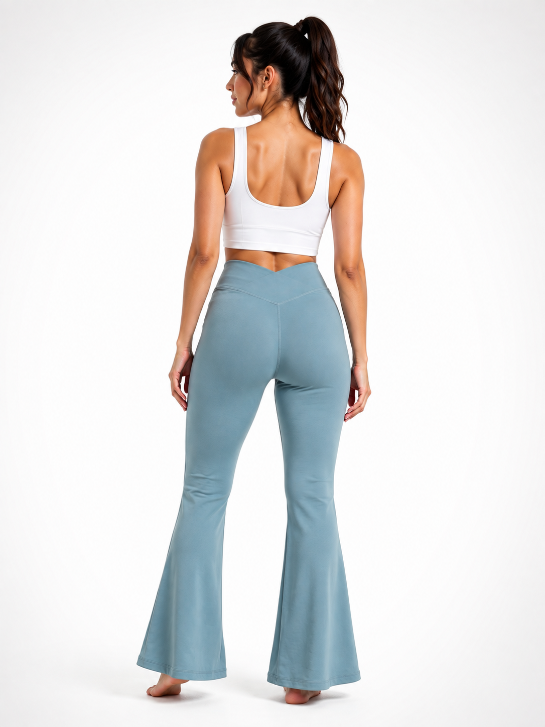 Contour V-Waist Flare Leggings