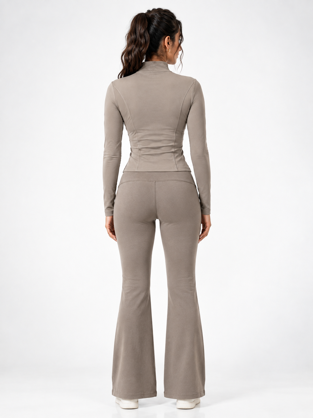 WarriorX Warriorx Quarter-Zip & Flare Legging Co-ord Set