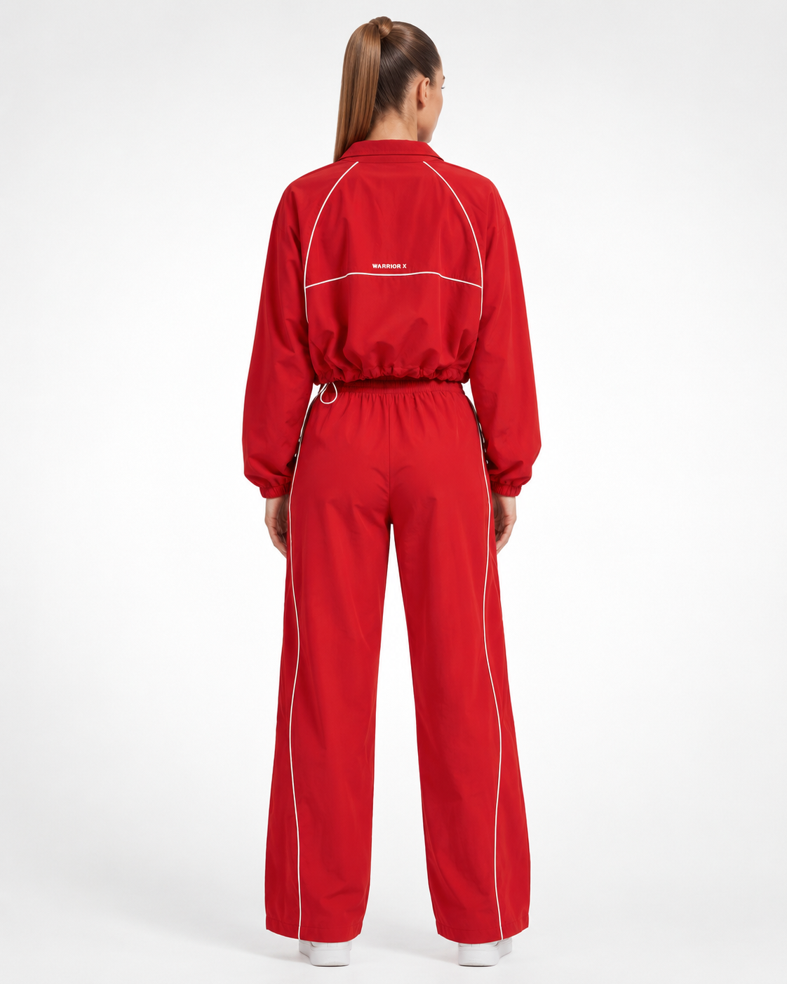 Warriorx Women's Cropped track Jacket Set