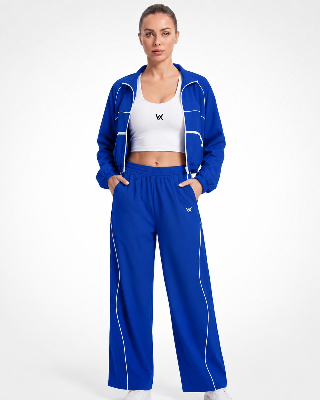 Warriorx Women's Cropped Jacket Set