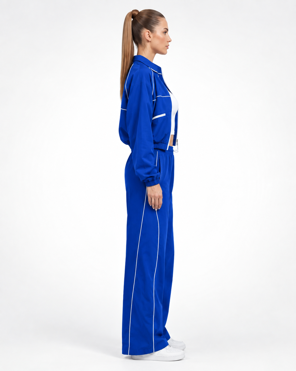 Warriorx Women's Cropped Jacket Set