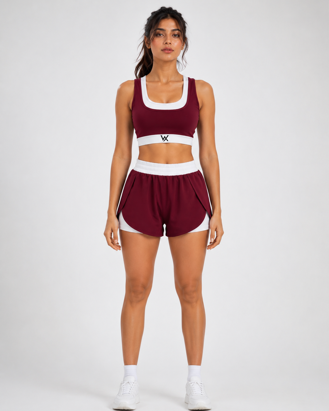 WarriorX Women's Performance Sports Bra & Training Shorts Co-Ord Set