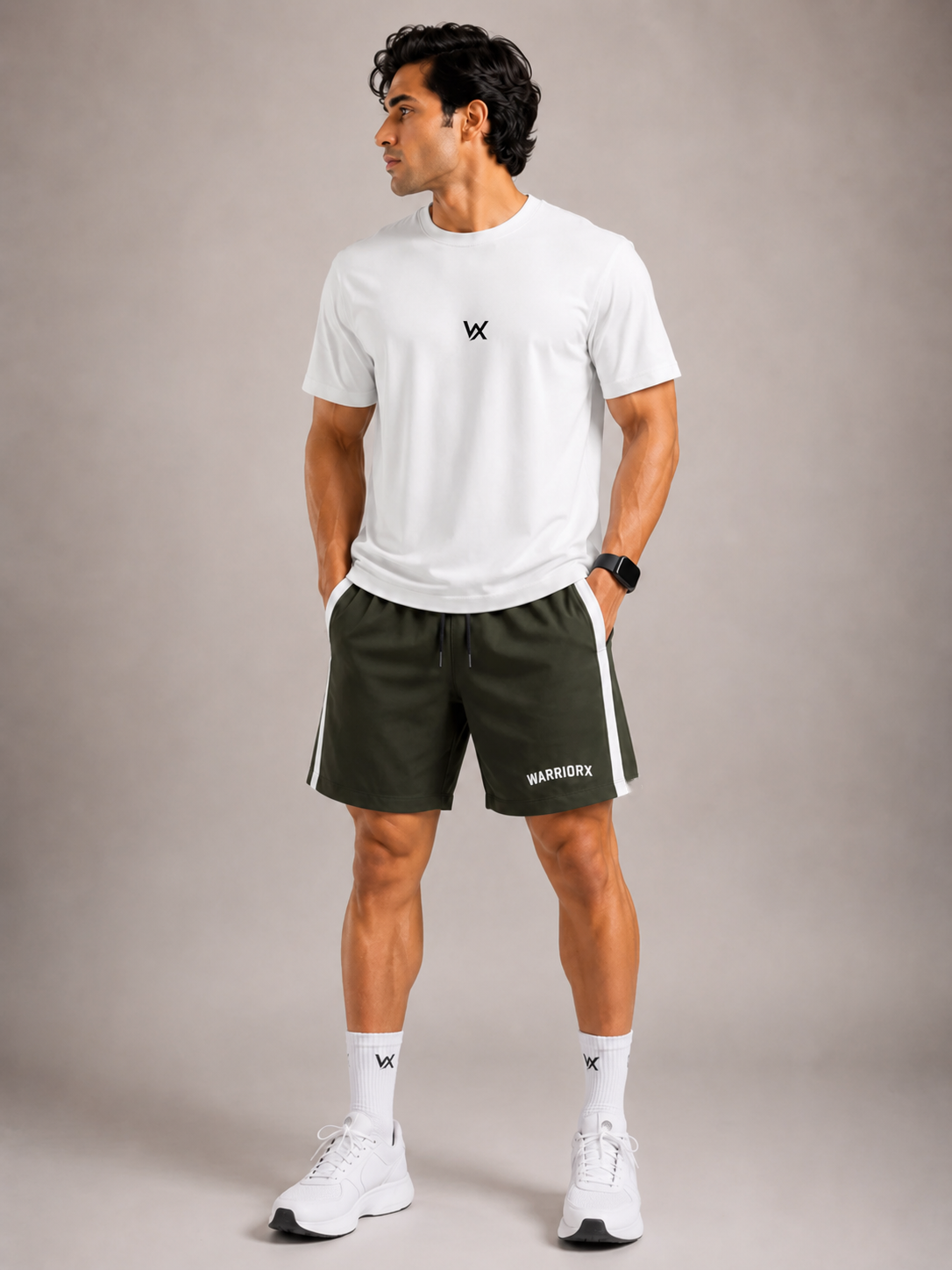 DAY-5 GYM OUTFIT FOR MENS WITH TSHIRT & VEST (SET OF 3)