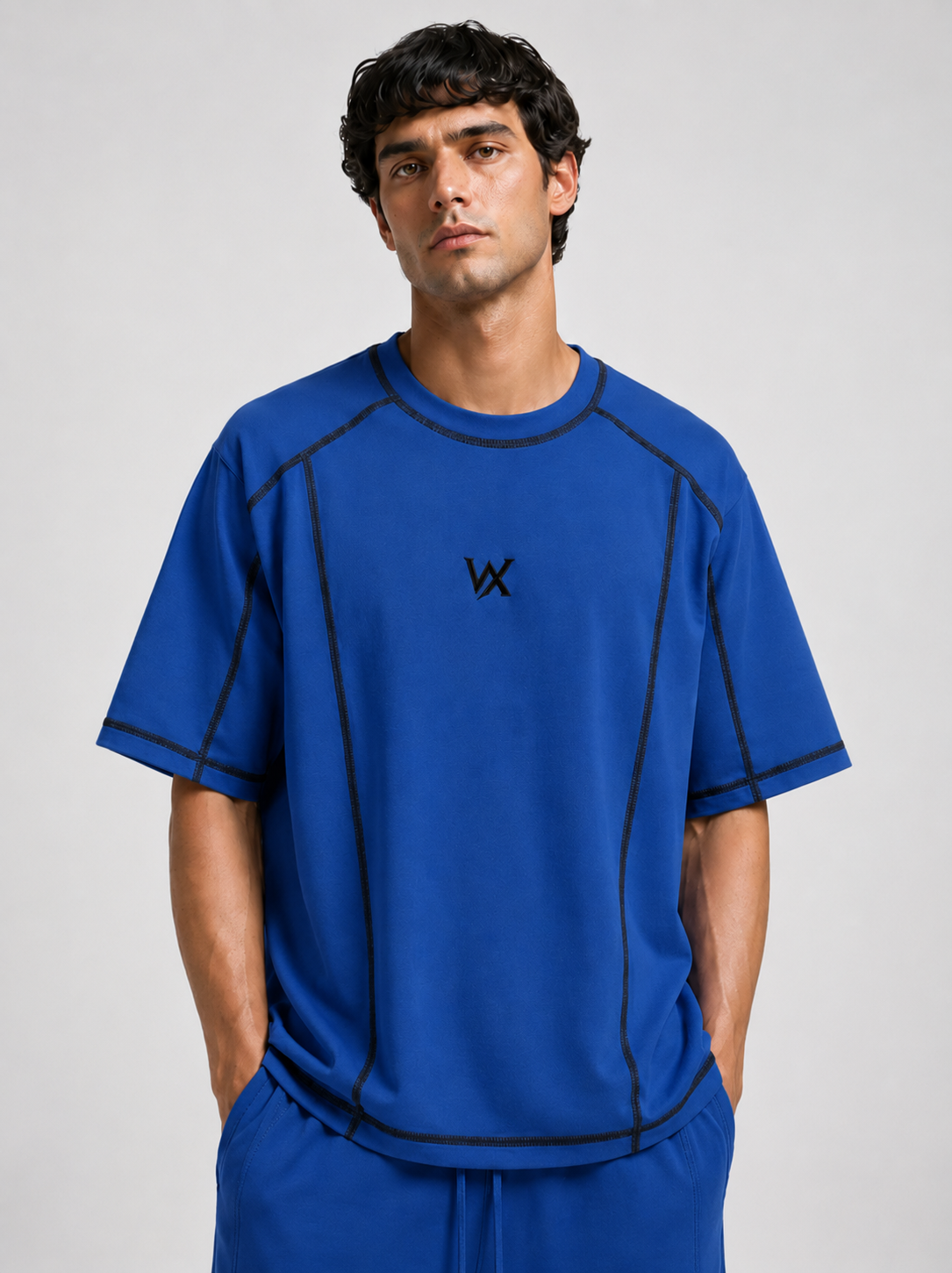 Mens Cotton Lycra Baggy Fit T-Shirt