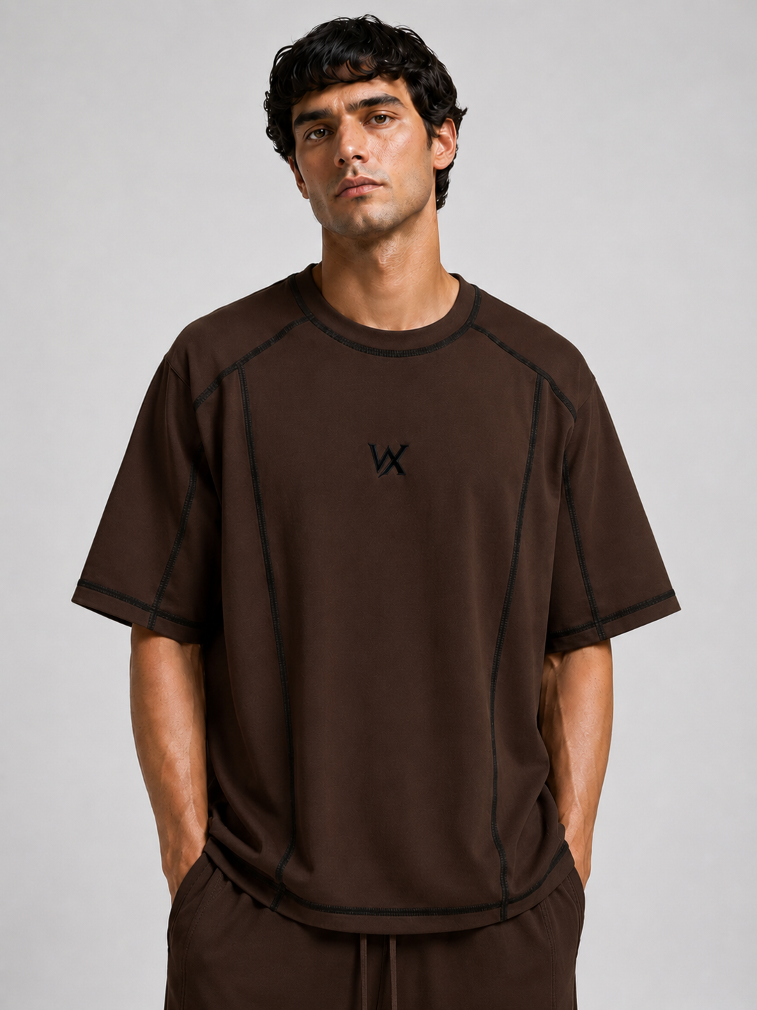 Mens Cotton Lycra Baggy Fit T-Shirt