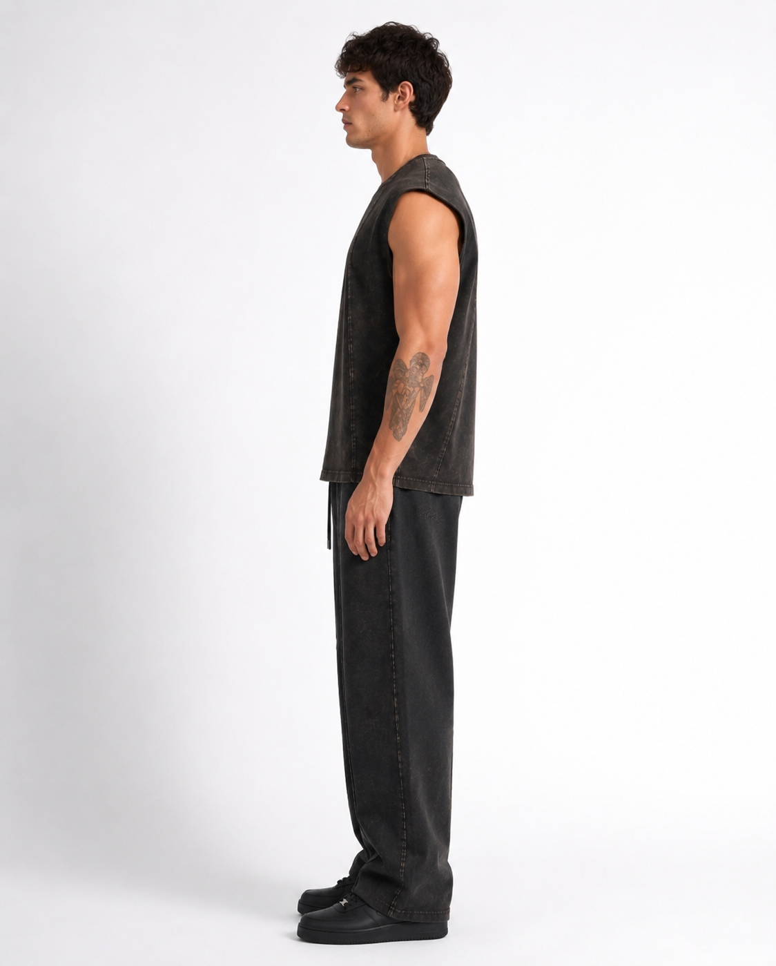 Warriorx Men's Vintage Wash Vest Cordset