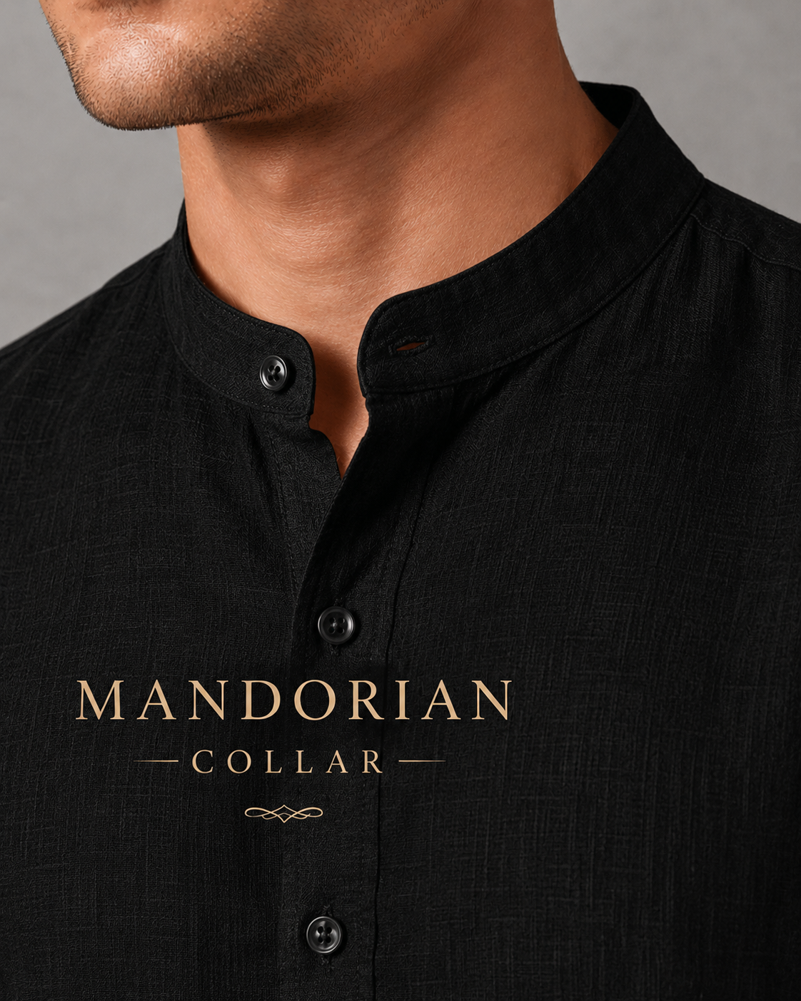 Men's Premium Mandarin Collar Linen Shirt & Trouser Set