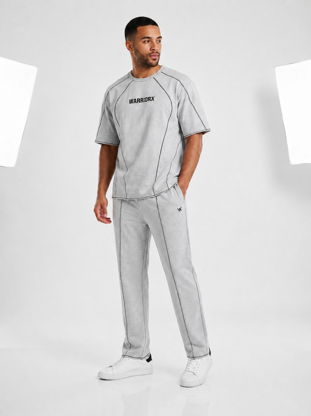 WARRIORX MENS COTTON LYCRA WITH CONTRAST THREAD CORDSET