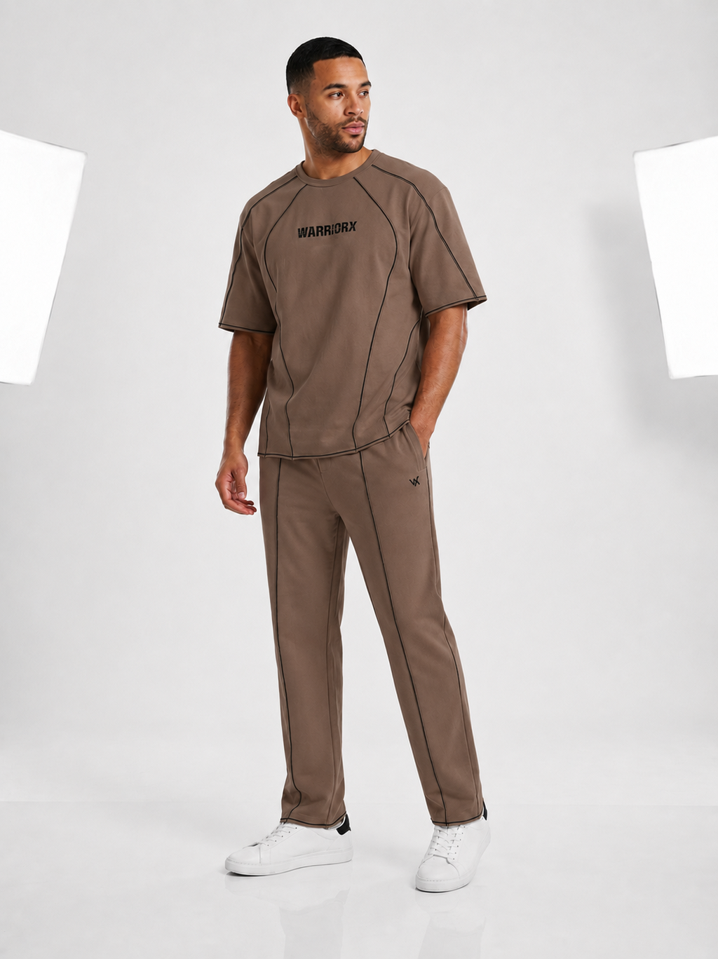 WARRIORX MENS COTTON LYCRA WITH CONTRAST THREAD CORDSET