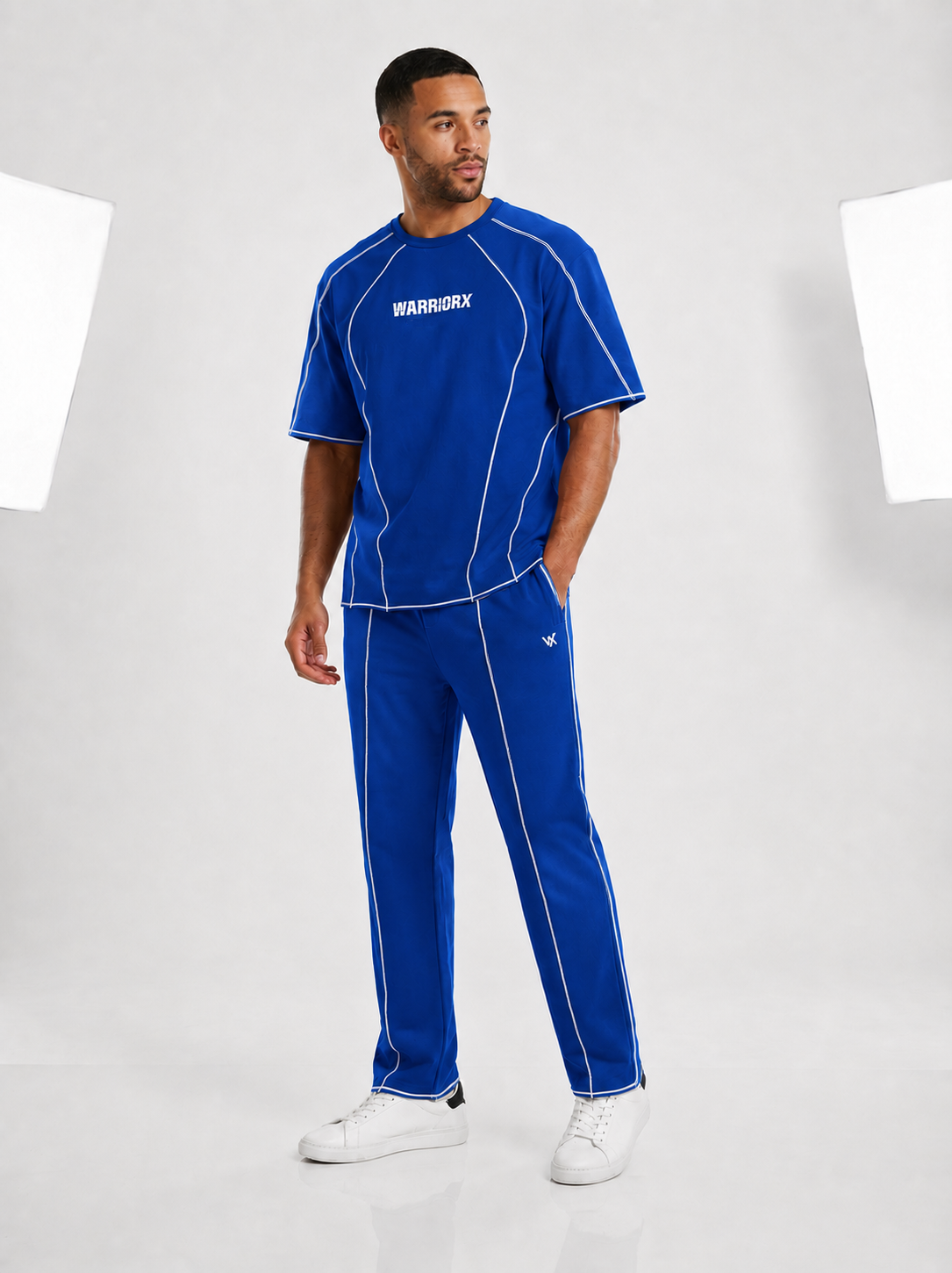 WARRIORX MENS COTTON LYCRA WITH CONTRAST THREAD CORDSET