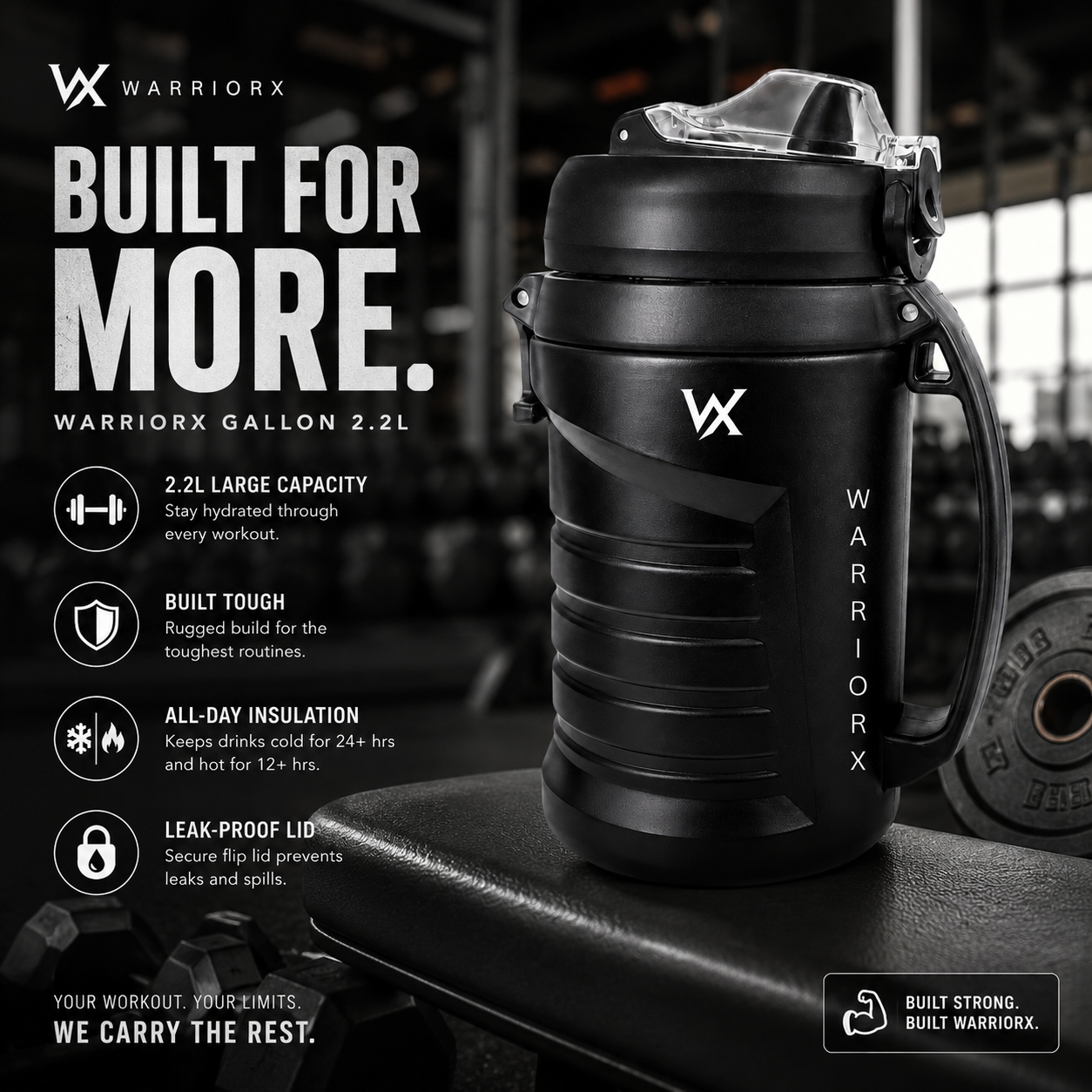 WARRIORX GALLON 2.2L CAPACITY