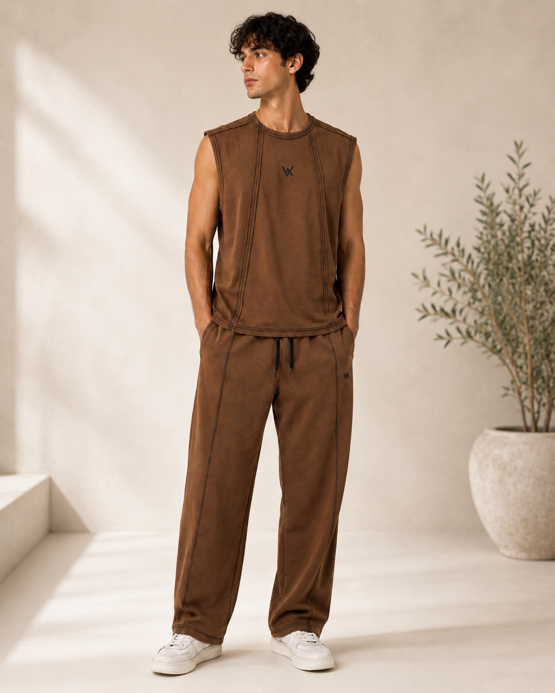 WARRIORX MEN'S CORDSET Cotton lycra