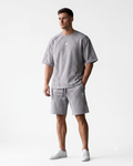 MEN'S Panel Stitching Loose fit cordset