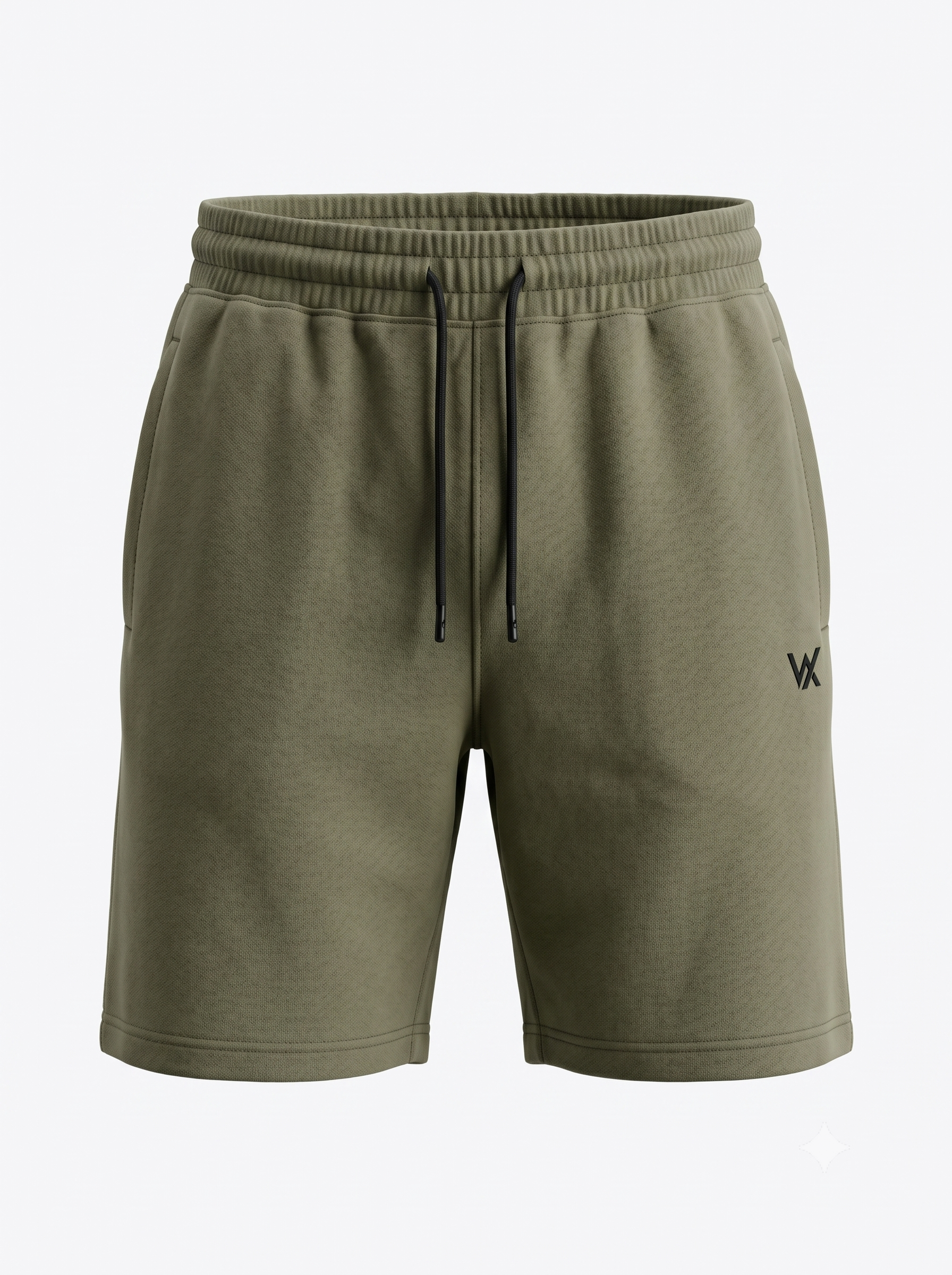 WarriorX Men’s Running & Cycling Cotton Terry Spandex Casual Shorts