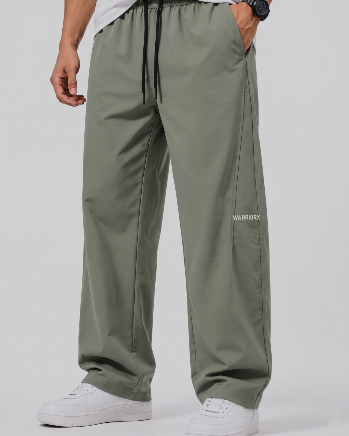 Men's Straight fit Nylon Rib Lower