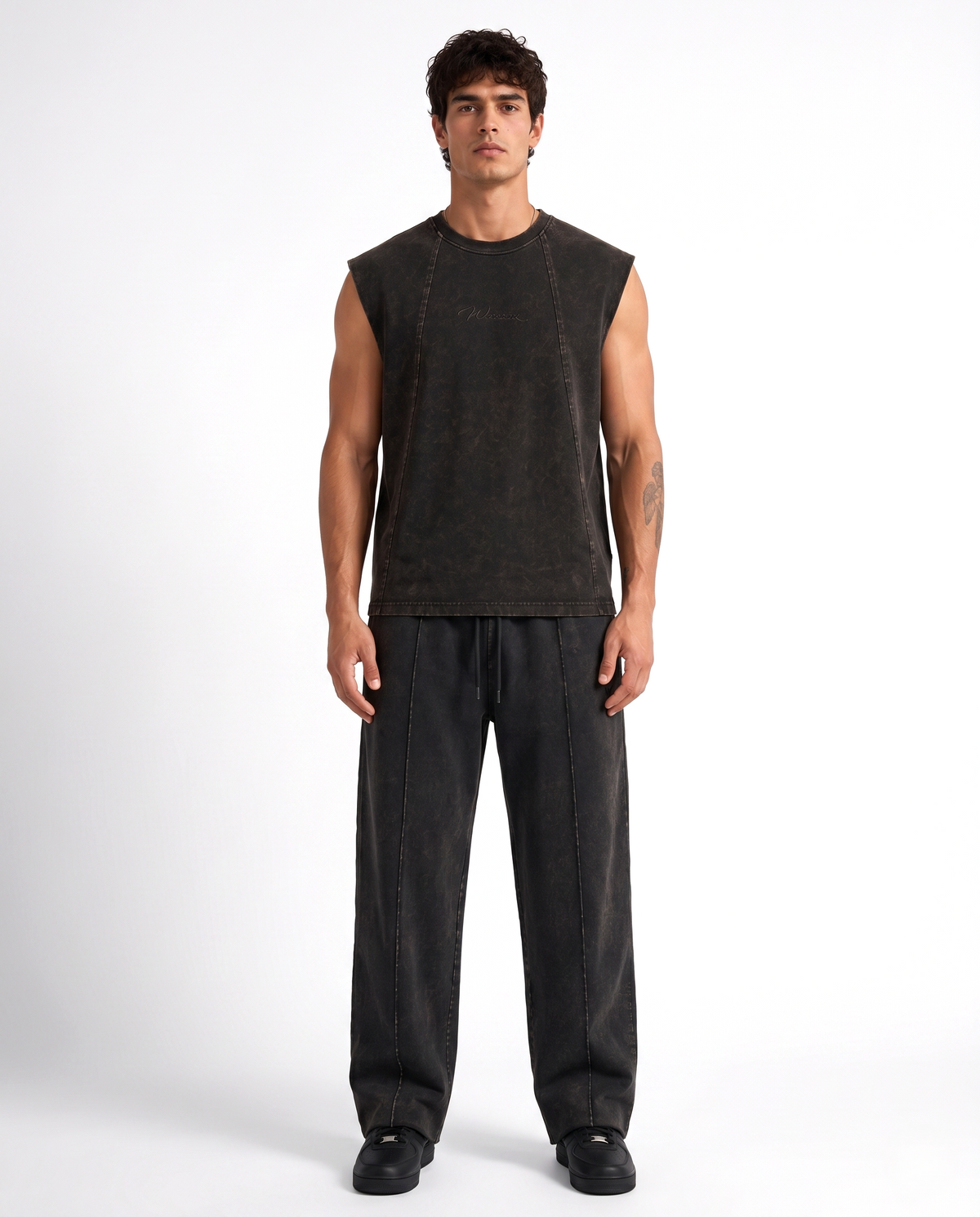 Warriorx Men's Vintage Wash Vest Cordset