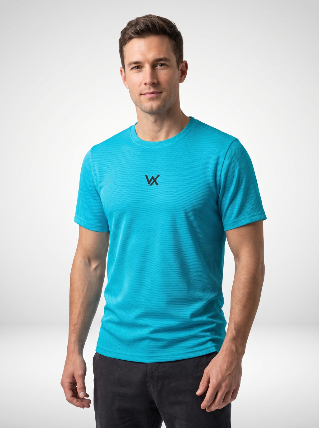 Warriorx Men's Poly Spandex With Mesh Gym T-shirt