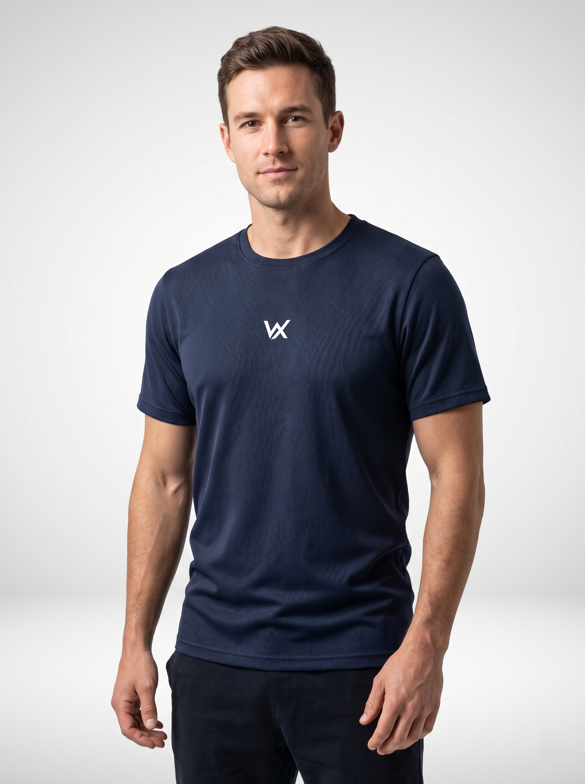 Warriorx Men's Poly Spandex With Mesh Gym T-shirt