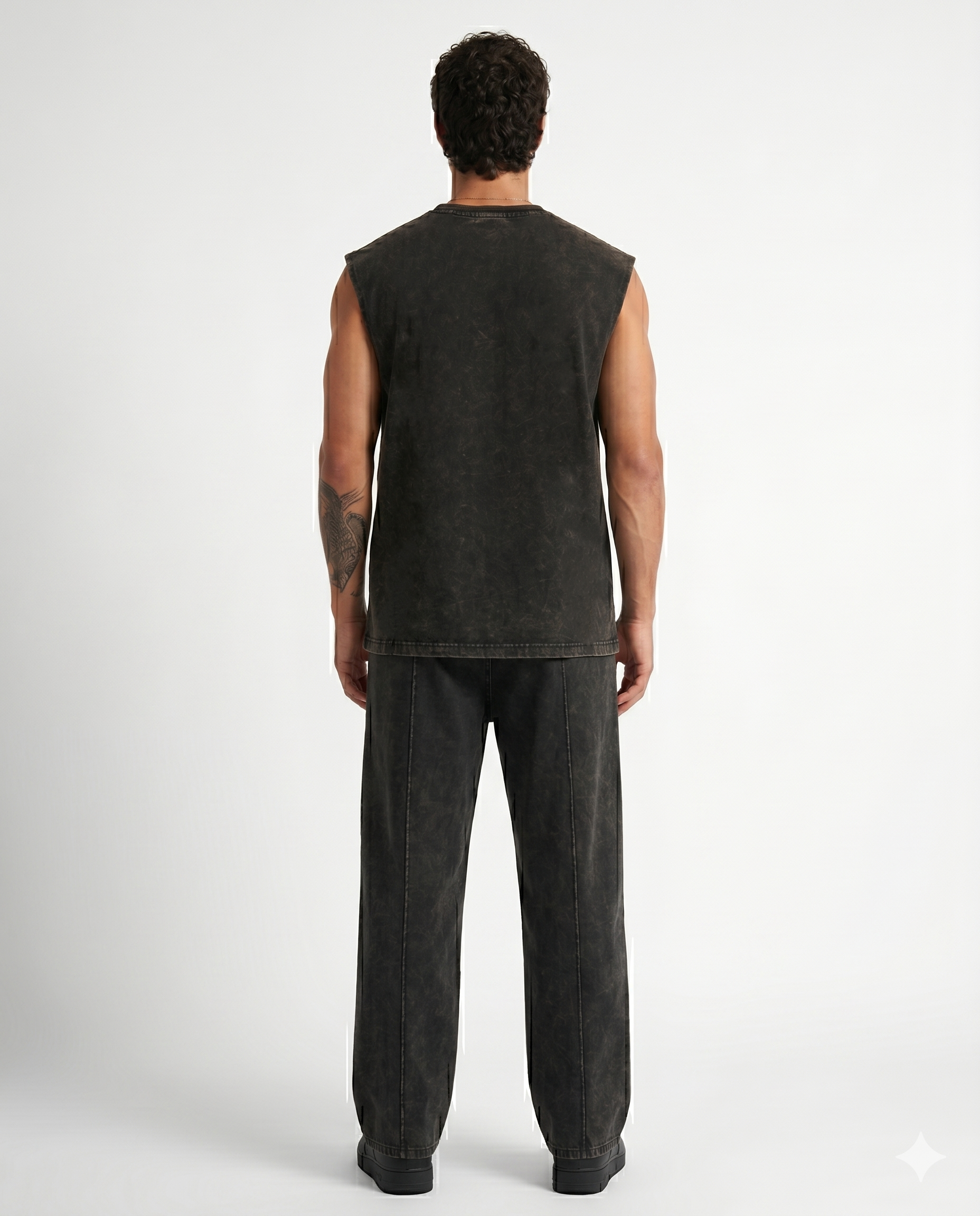 Warriorx Men's Vintage Wash Vest Cordset
