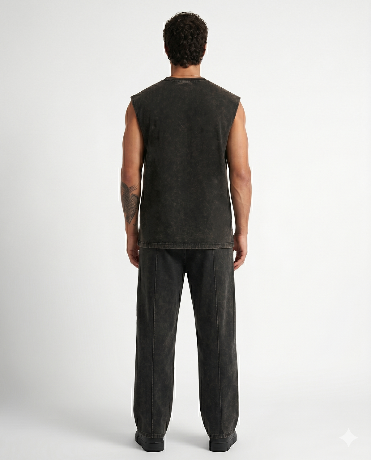 Warriorx Men's Vintage Wash Vest Cordset