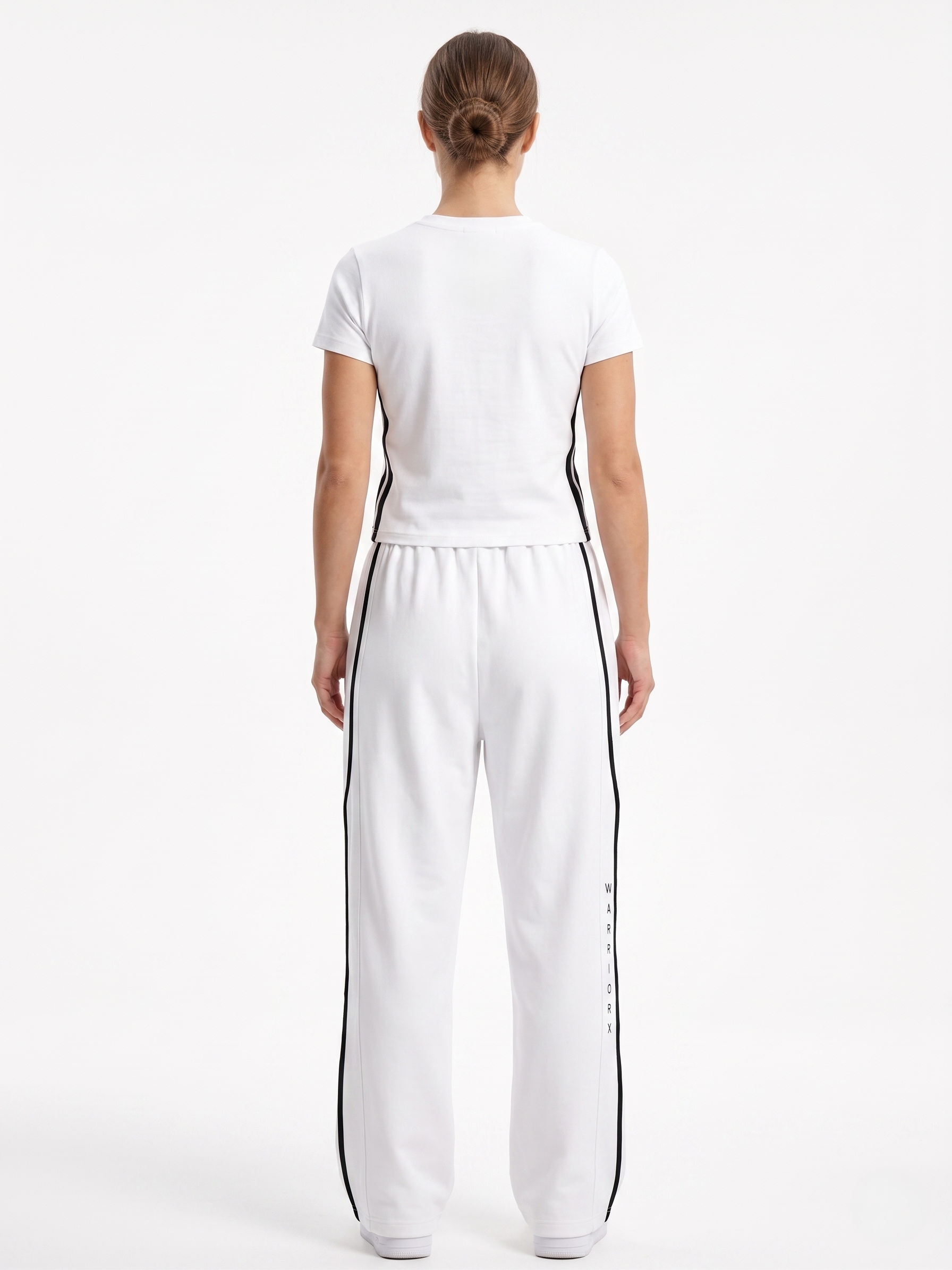 Womens Linear Monochrome Cordset