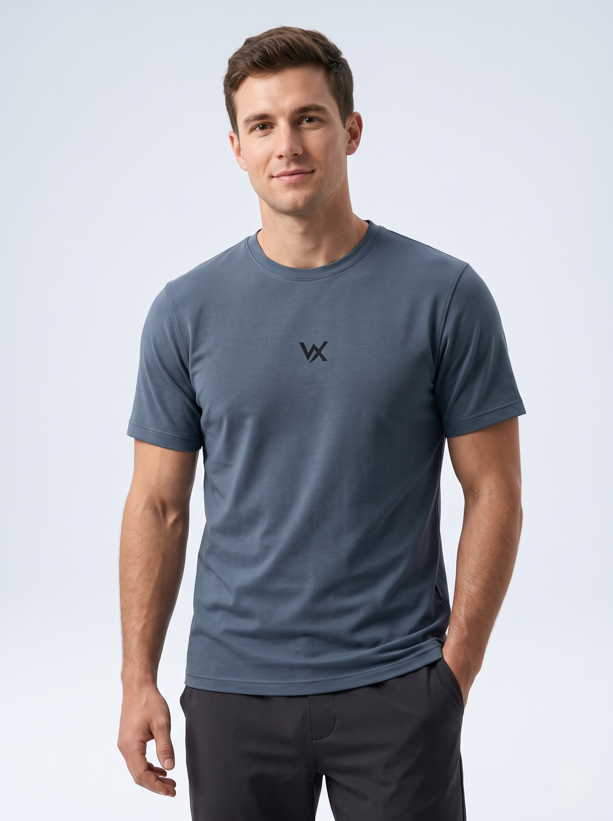 Warriorx Men's Poly Spandex With Mesh Gym T-shirt