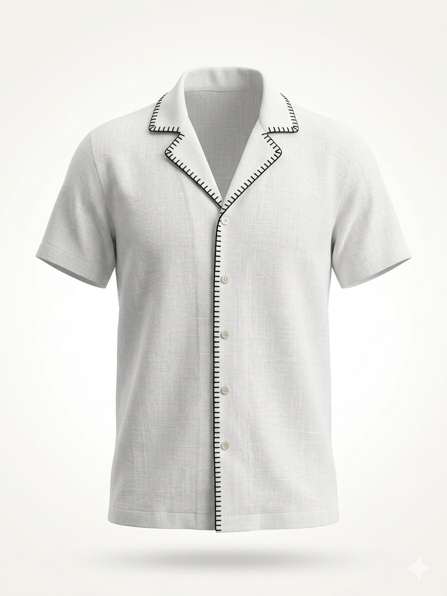 WarriorX Men's Premium Contrast Stitch Linen Cordset
