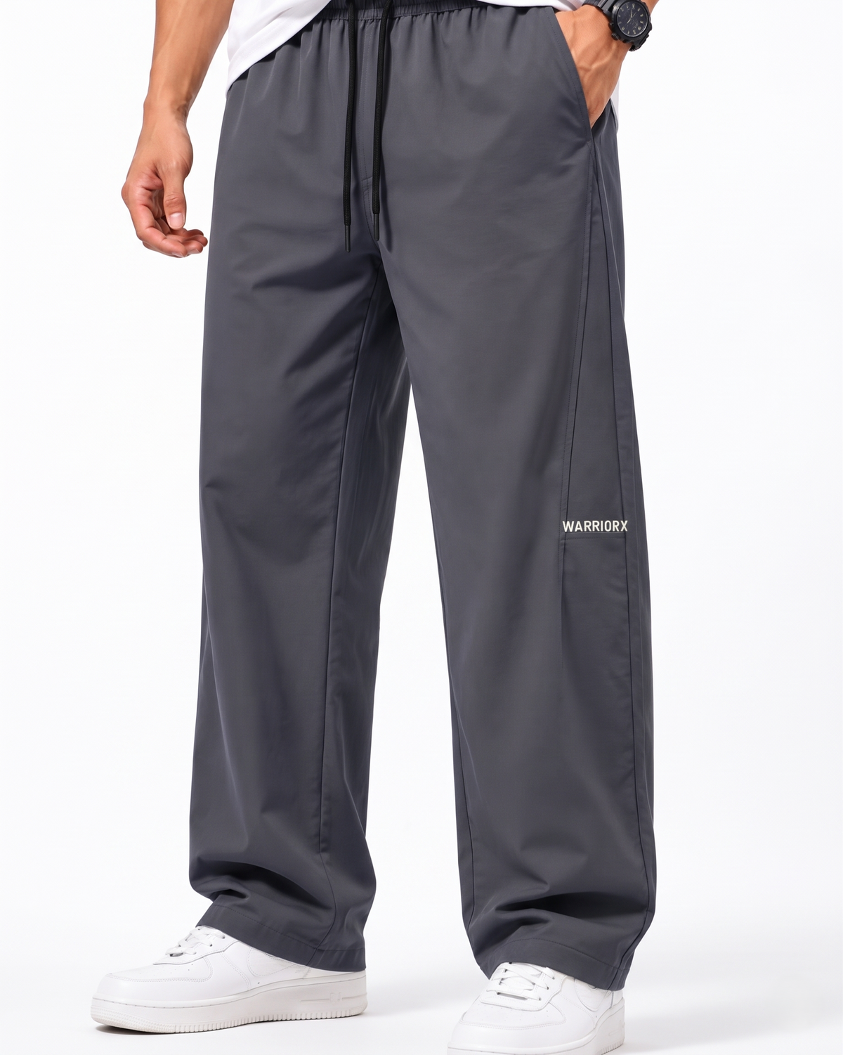 Men's Straight fit Nylon Rib Lower