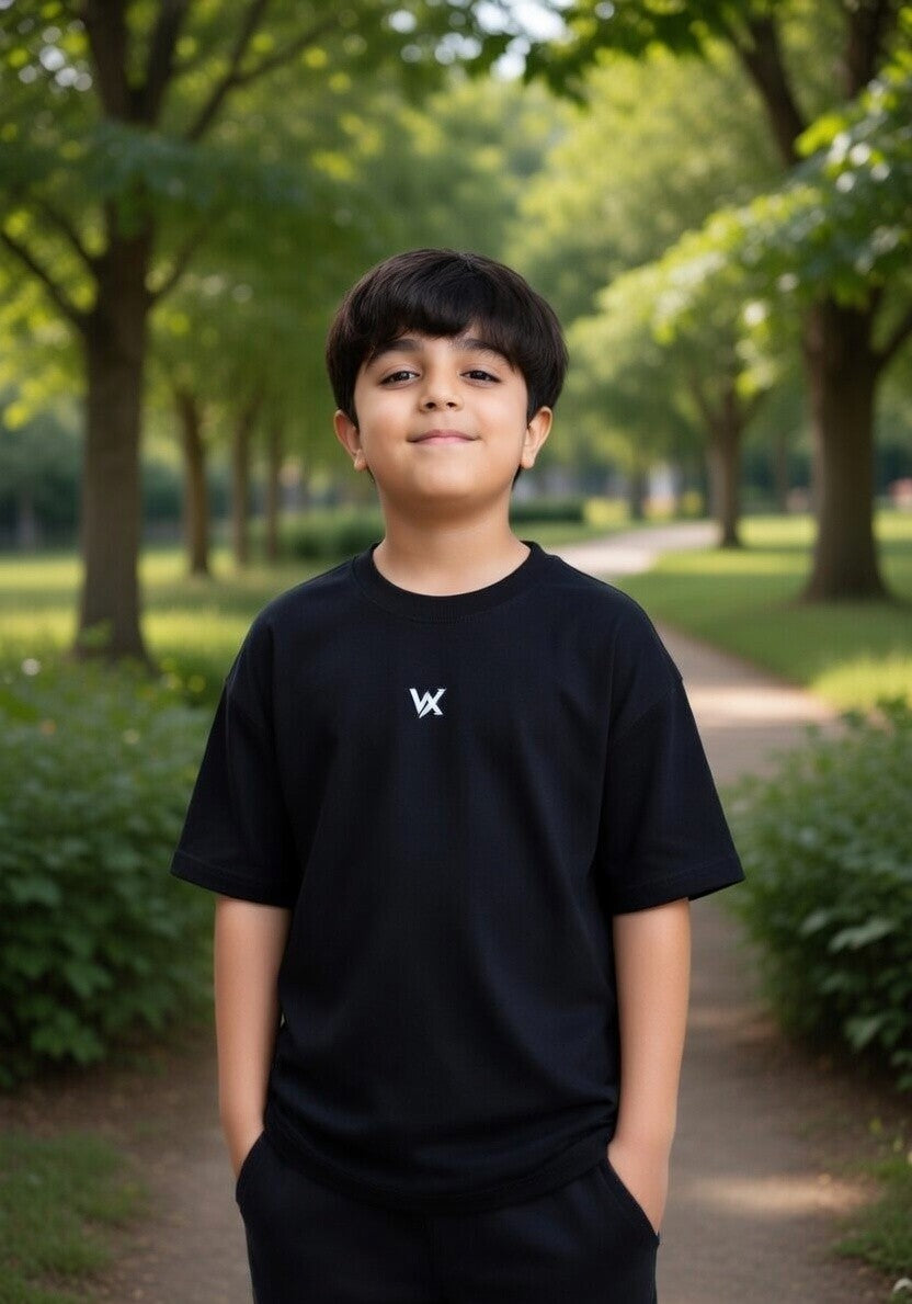warriorx kids oversize cotton terry tshirt