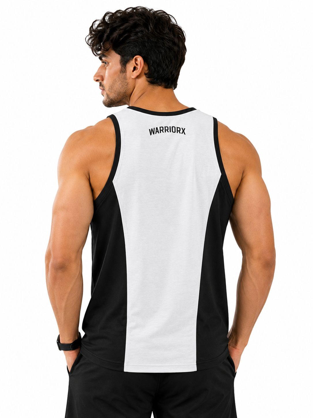WarriorX Men’s Activewear Cotton Terry Spandex Sando