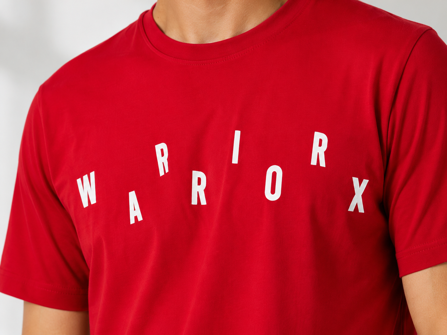 WARRIORX MENS COTTON LYCRA TSHIRT