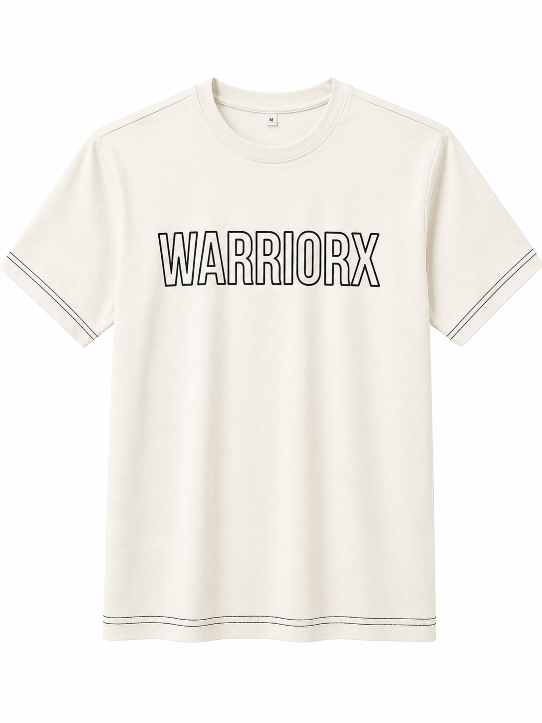 Warriorx Men's Round neck cotton lycra tshirt