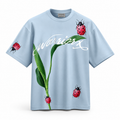 WarriorX Ladybug Garden Oversized Unisex T-Shirt