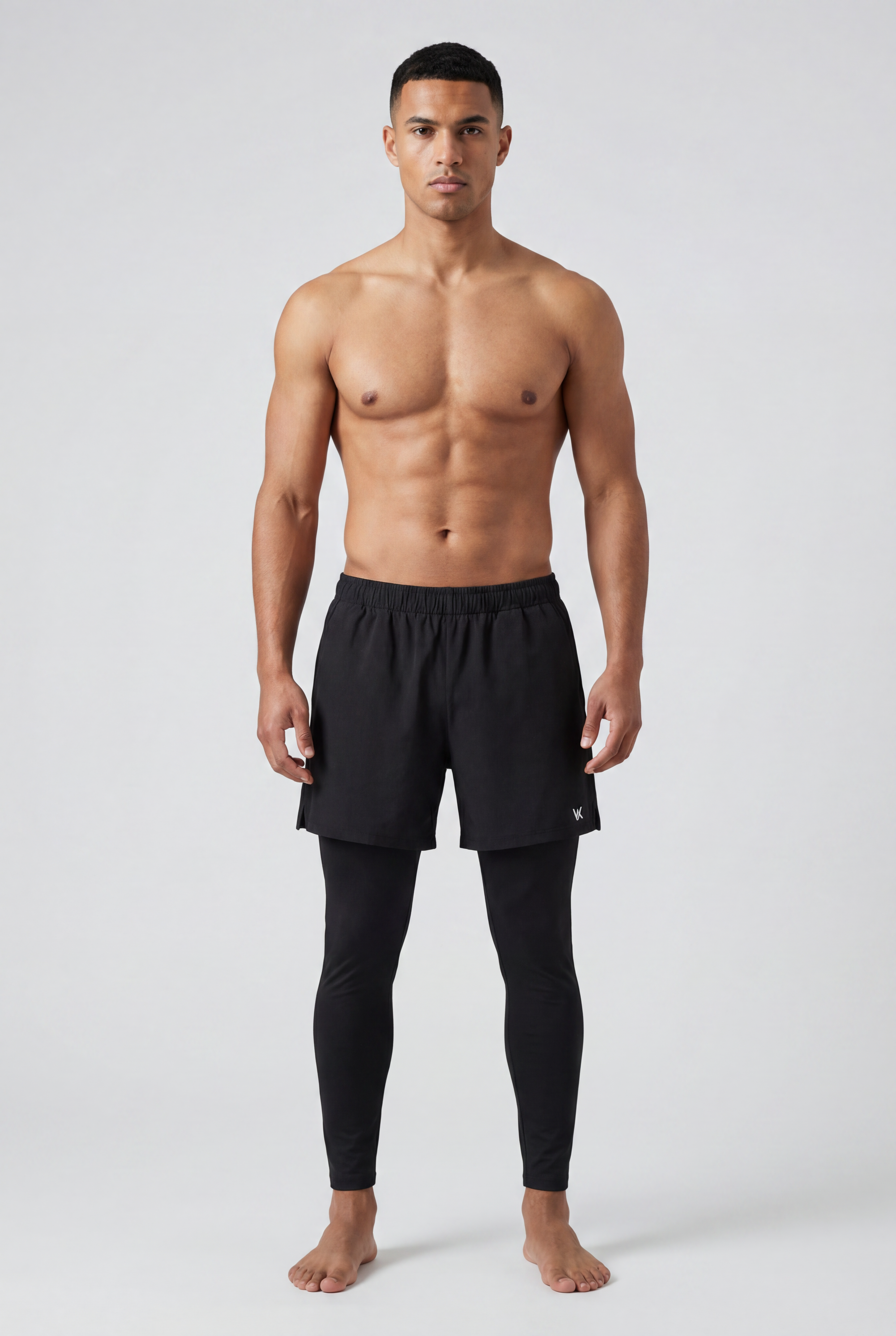 Men’s Workout Shorts with Built-In Compression Liner